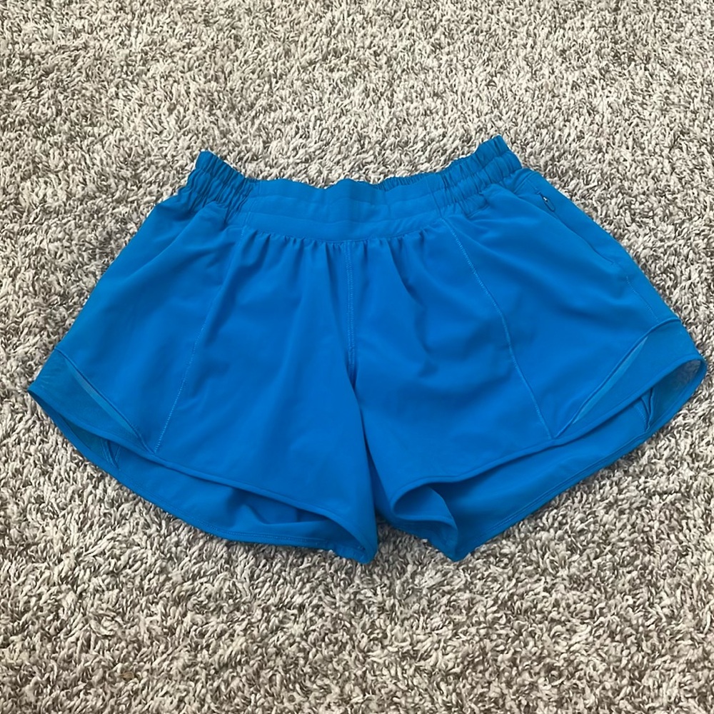 Poolside blue Lululemon shorts size 6
